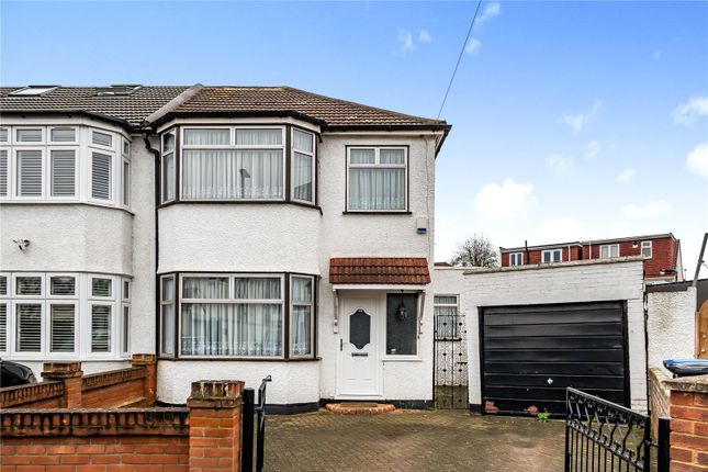 Thumbnail Semi-detached house for sale in Rayleigh Close, Palmers Green, London