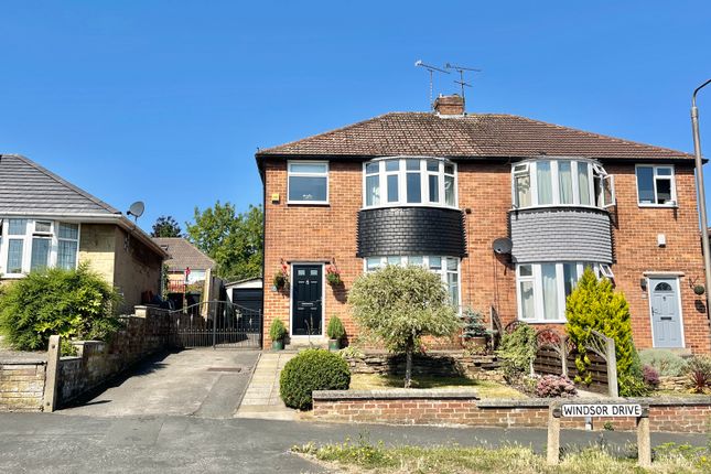 Thumbnail Semi-detached house for sale in Windsor Drive, Wingerworth, Chesterfield