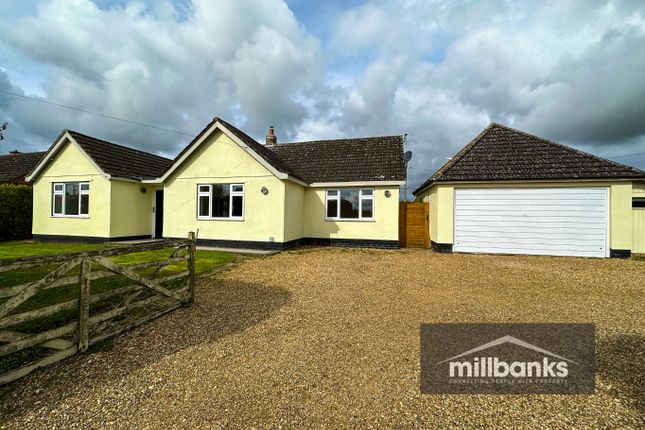 Detached bungalow for sale in Chequers Lane, Great Ellingham, Attleborough, Norfolk