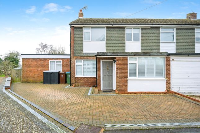 Thumbnail End terrace house for sale in The Close, Great Horwood, Milton Keynes