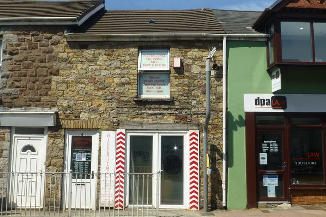 Thumbnail Retail premises for sale in High Street, Ammanford, Carmarthenshire.