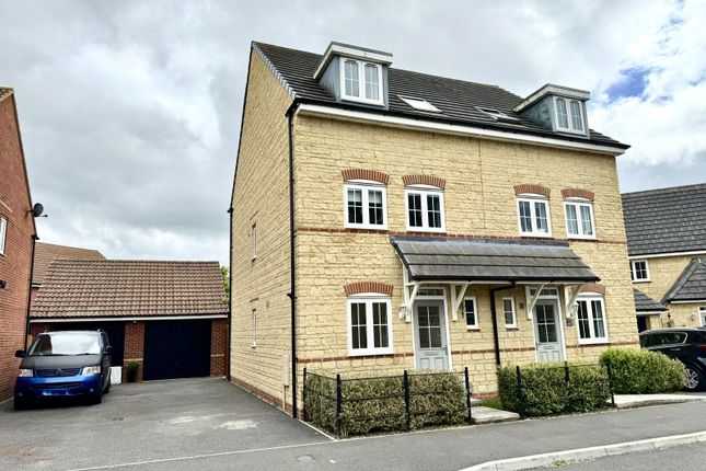 Thumbnail Semi-detached house to rent in Greycing Street, Swindon