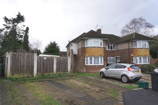 Thumbnail Maisonette for sale in Stanton Close, Epsom, Surrey.