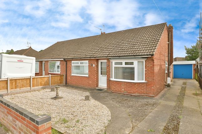 Thumbnail Semi-detached bungalow for sale in Russell Avenue, Sprowston, Norwich
