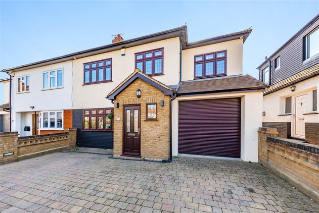 Thumbnail Semi-detached house for sale in Highfield Crescent, Hornchurch