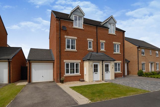 Thumbnail Town house for sale in Baron Close, Middlesbrough