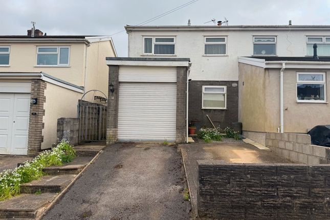 Semi-detached house for sale in Dale View, Cefn Cribwr, Bridgend
