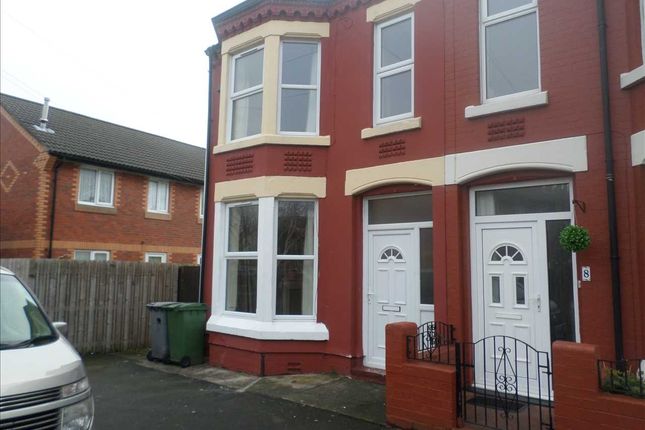 Thumbnail End terrace house to rent in Shirley Street, Wallasey