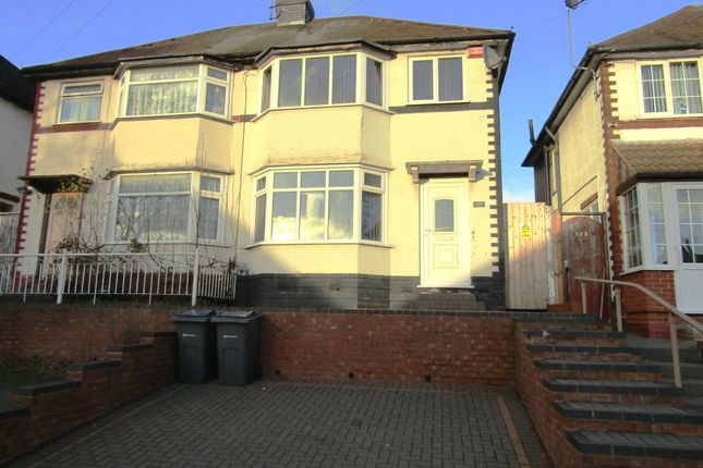 Thumbnail Semi-detached house to rent in Derrydown Road, Birmingham