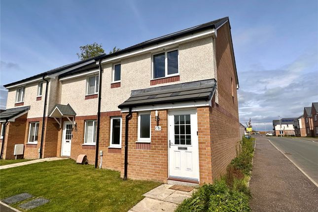 End terrace house for sale in Twister Crescent, Stonehouse, Larkhall, South Lanarkshire
