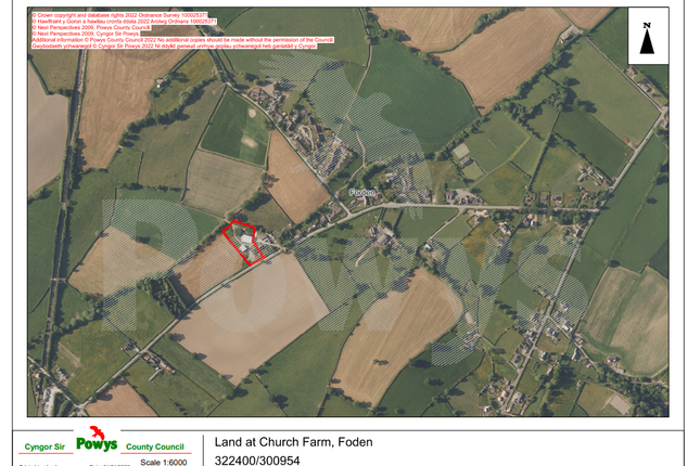 Thumbnail Land for sale in Forden, Welshpool