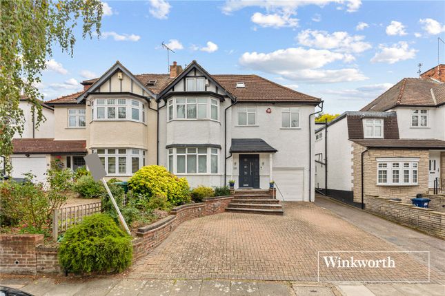 Thumbnail Semi-detached house for sale in Broughton Avenue, Finchley, London