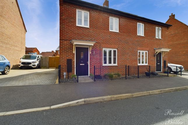 Thumbnail Semi-detached house for sale in Pillow Way, Buckingham