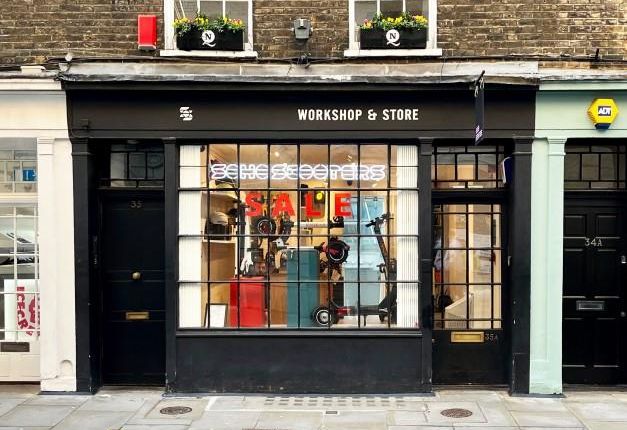 Retail premises to let in Marshall Street, London