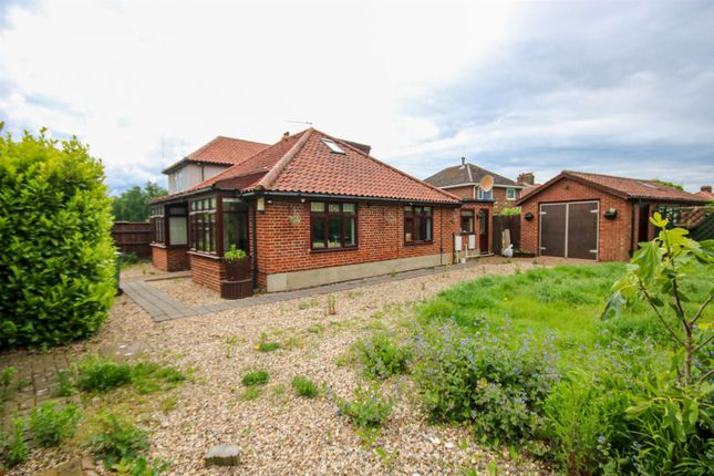 Thumbnail Detached bungalow for sale in Boundary Road, Hellesdon, Norwich