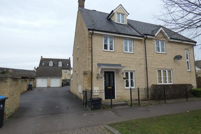 Thumbnail Semi-detached house to rent in Bluebell Way, Carterton