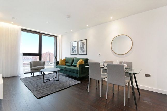 Thumbnail Flat to rent in Glacier House, The Residence, 14 Charles Clowes Walk, London