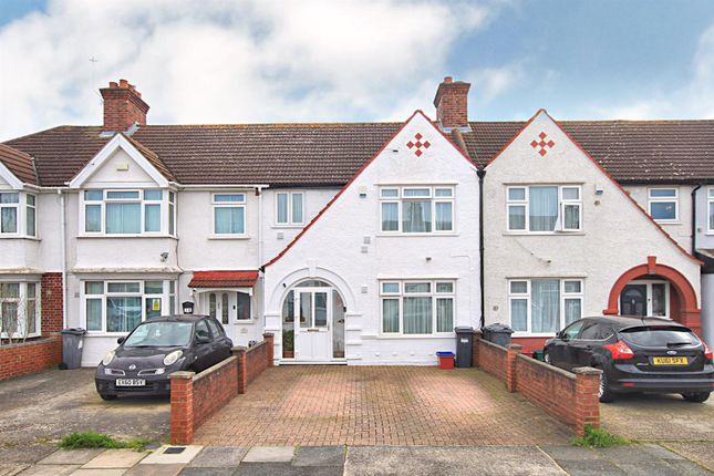 Thumbnail Terraced house for sale in Clevedon Gardens, Cranford