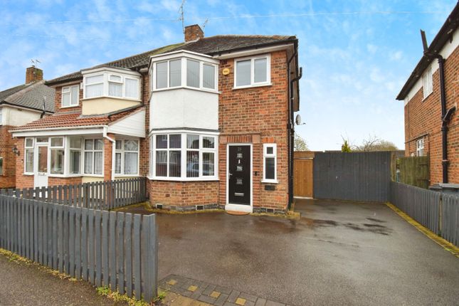 Thumbnail Semi-detached house for sale in Averil Road, Leicester