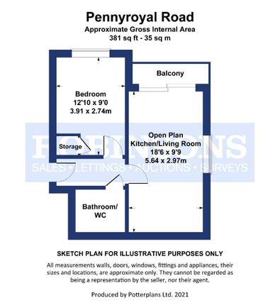 Flat for sale in Pennyroyal Road, Stockton-On-Tees