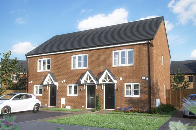 Thumbnail Semi-detached house for sale in "The Hawthorn" at Overstone Lane, Overstone, Northampton