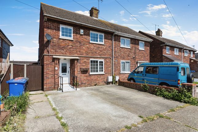 Thumbnail Semi-detached house for sale in Ashfield Crescent, Lowestoft