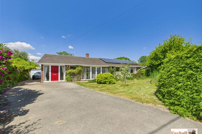 Thumbnail Detached bungalow for sale in Westerfield Lane, Tuddenham, Ipswich
