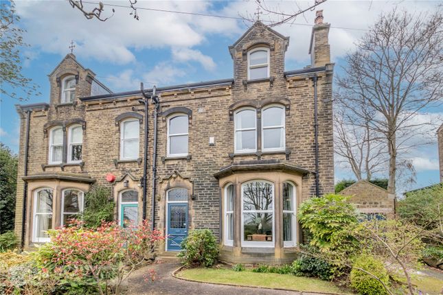 Thumbnail Semi-detached house for sale in Thornhill Road, Lindley, Huddersfield, West Yorkshire