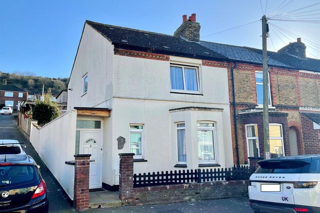 Thumbnail End terrace house for sale in Manor Road, Dover