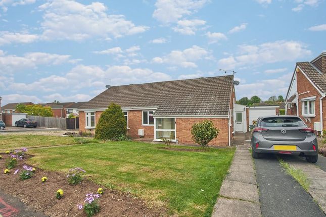 Thumbnail Semi-detached bungalow for sale in Beaufort Close, Desford, Leicester