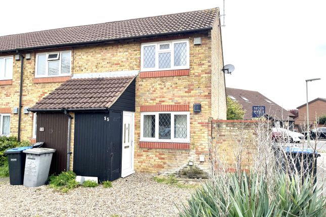 Thumbnail End terrace house to rent in Alexander Road, Egham, Surrey