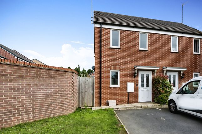 Thumbnail Semi-detached house for sale in Penfold Close, Kingsthorpe, Northampton