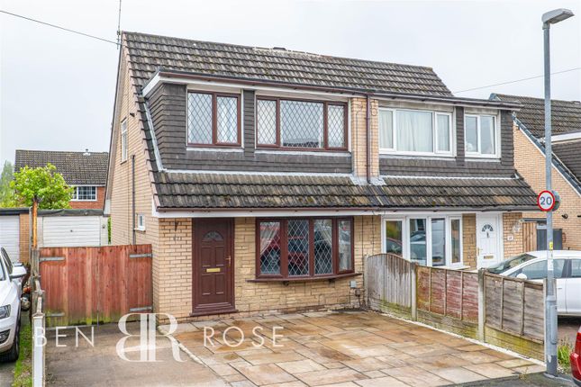 Thumbnail Semi-detached bungalow for sale in Larchwood Crescent, Leyland