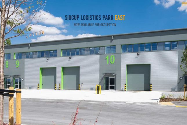 Industrial to let in Unit 8 Sidcup Logistics Park East, Sandy Lane, Sidcup