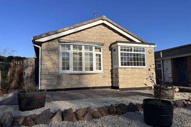 Thumbnail Detached bungalow for sale in Croft Road, Cosby, Leicester