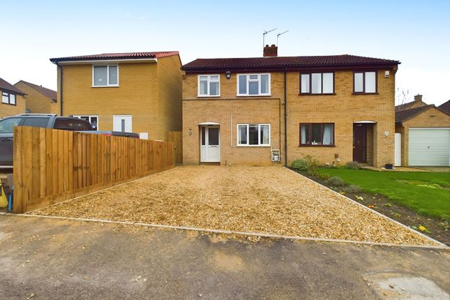 Thumbnail Semi-detached house for sale in Blenheim Way, Yaxley