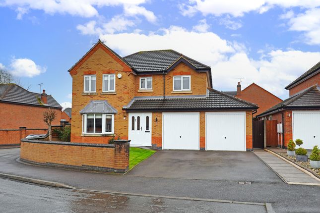 Thumbnail Detached house for sale in Foxglove Drive, Groby, Leicester, Leicestershire