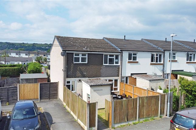 Thumbnail End terrace house for sale in Fern Square, Newtown, Powys