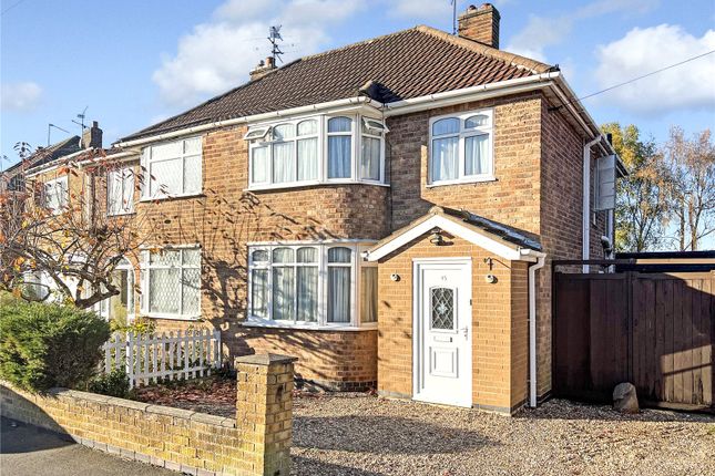 Thumbnail Semi-detached house for sale in Ashbourne Road, Wigston, Leicestershire
