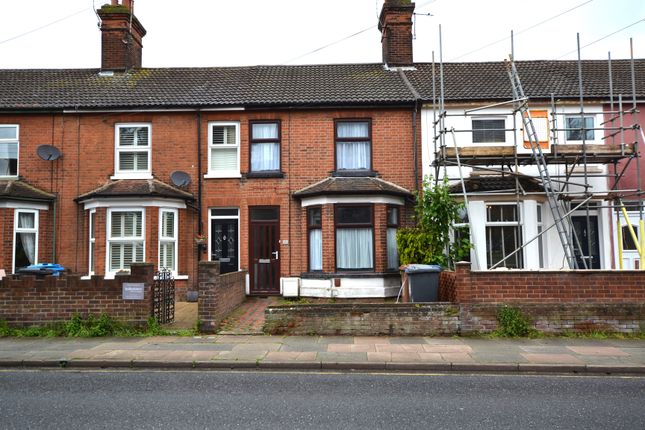 Thumbnail Terraced house to rent in Foxhall Road, Ipswich