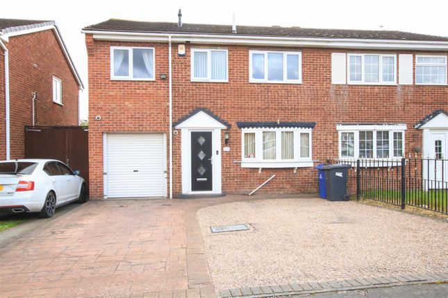 Thumbnail Semi-detached house for sale in Farringdon Drive, New Rossington, Doncaster