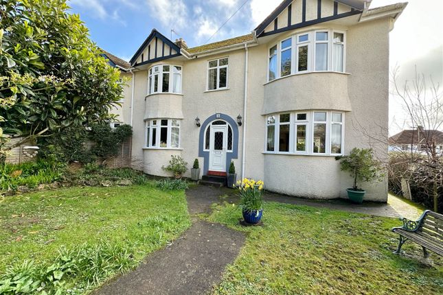 Semi-detached house for sale in Mile End Road, Newton Abbot