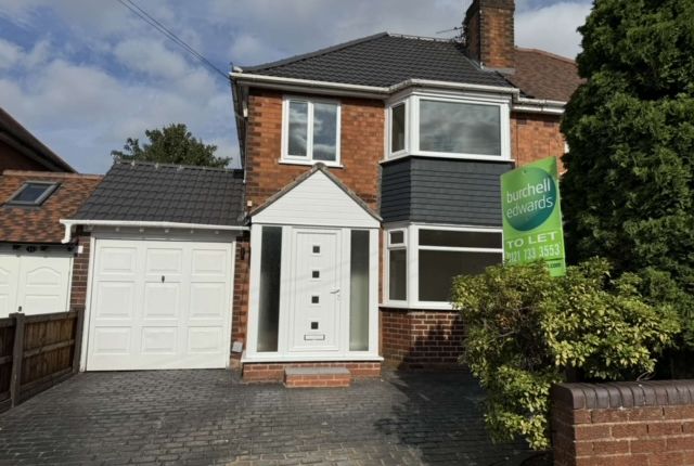 Thumbnail Semi-detached house to rent in Brookvale Grove, Solihull