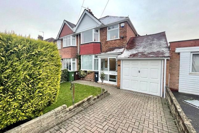 Thumbnail Semi-detached house for sale in Arundel Crescent, Solihull, West Midlands