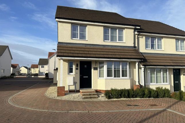Thumbnail Semi-detached house for sale in Crockers Close, Roundswell, Barnstaple