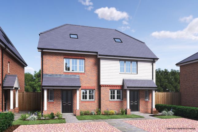 Thumbnail Semi-detached house for sale in Willow Place, Redehall Road, Smallfield, Surrey