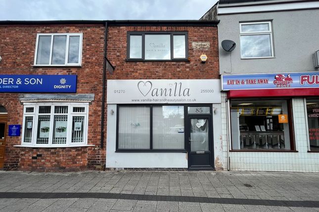 Thumbnail Retail premises for sale in 85 Nantwich Road, Crewe, Cheshire
