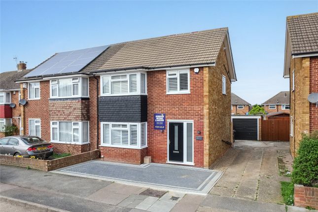 Semi-detached house for sale in Leander Drive, Gravesend, Kent