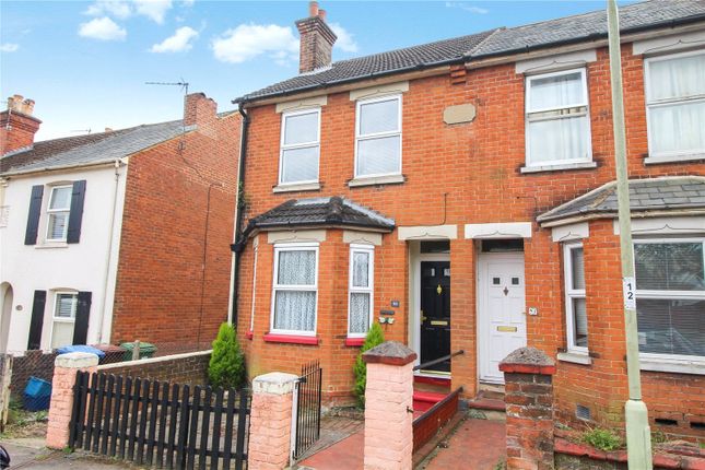 Thumbnail End terrace house for sale in Holly Road, Aldershot