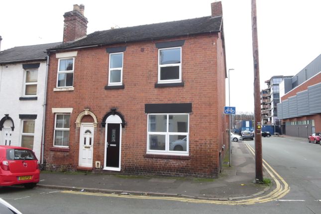 Thumbnail End terrace house for sale in Hanover Street, Newcastle, Staffordshire